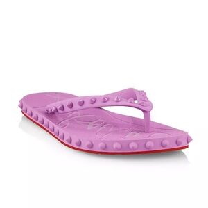 Christian Louboutin super loubi flip flop size 8